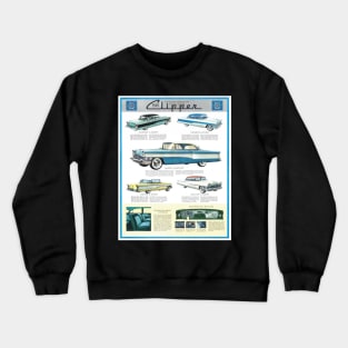 clipper vintage car advert Crewneck Sweatshirt